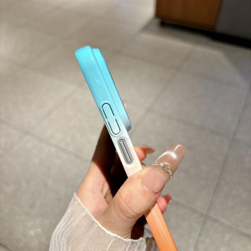 Применимо к чехлу для мобильного телефона Huawei Pura11 ProMax, новый градиентный цвет, магнитный объектив, полностью закрывающий, противоударный, тонкий