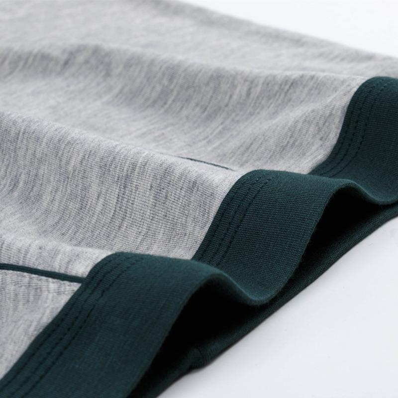 Мужские дышащие хлопковые боксеры больших размеров - бесшовные, красные