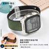 Для Casio Маленькие Квадратные A168W AE-1200/1300 A159 A158 F91W F105 W-216 Кожаный Ремешок Мужской Браслет из Натуральной Кожи 18мм ширина
