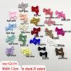 2cm Handmade Mini Cotton Bows for DIY Clothing & Doll Accessories