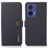 KHAZNEH For Motorola Moto G85 5G/S50 Neo 5G Case Genuine Cow Leather Wallet Phone Cover