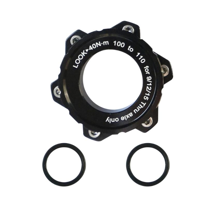 Brake Disc Center Lock Hub Boosts Adapter Cycling Hub Conversion Adapter Center Lock to 6-holes Adapter Easy to Install