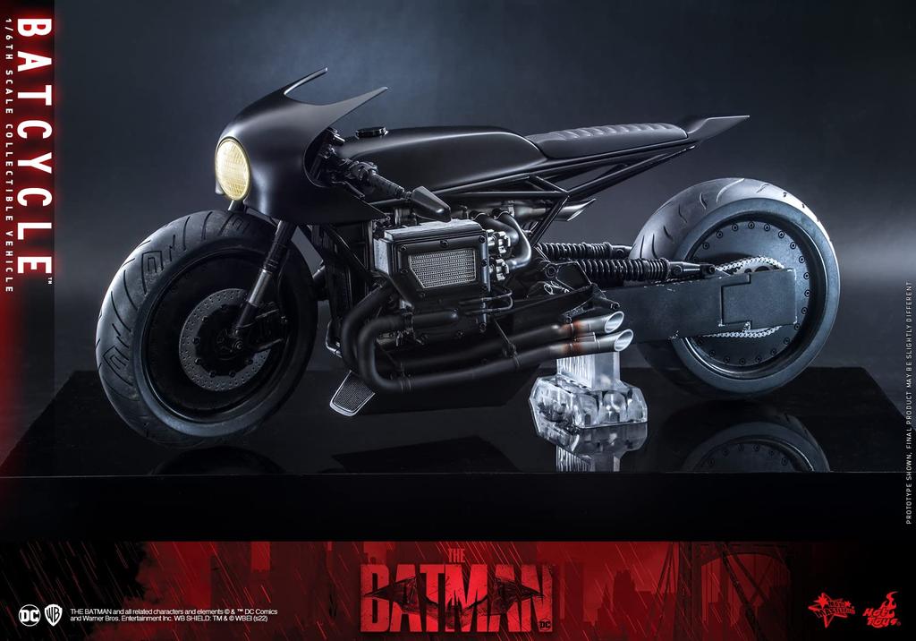 Фильм Шедевр Бэтмен Batcycle 16 Scale Vehicle Black