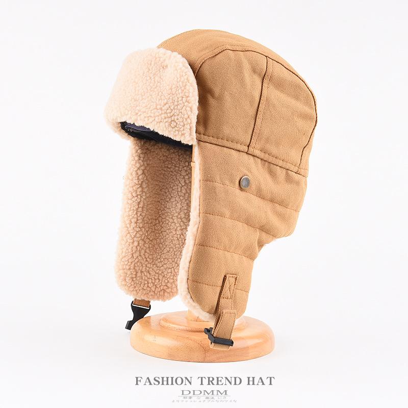 Кепка Lei Feng для мужчин и женщин, зимняя защитная шапка для электромобиля, теплая хлопковая кепка, пилотская байкерская кепка