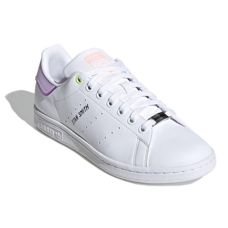 adidas Женские Stan Smith 'White Purple Lime' FZ3653