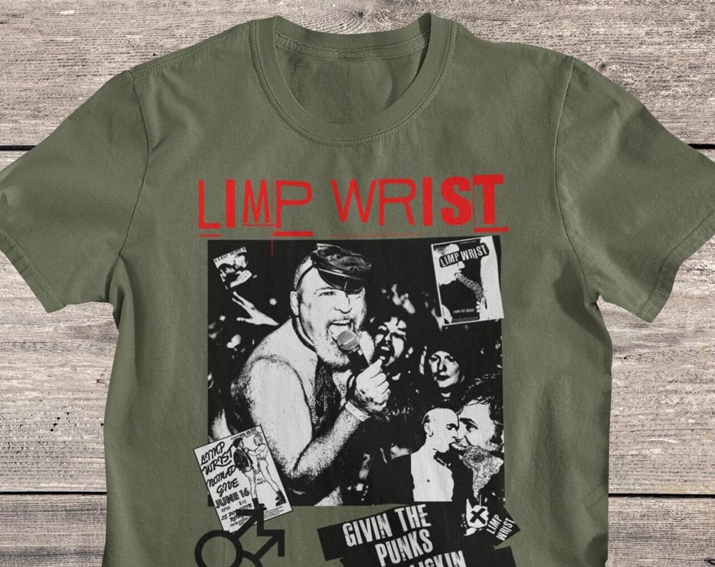 Limp Wrist Queercore Punk Band T-Shirt