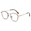 Retro Round Metal Myopia Glasses -1 0 To -6 0 For Women Men Students Square Frame Fashion Eyewear