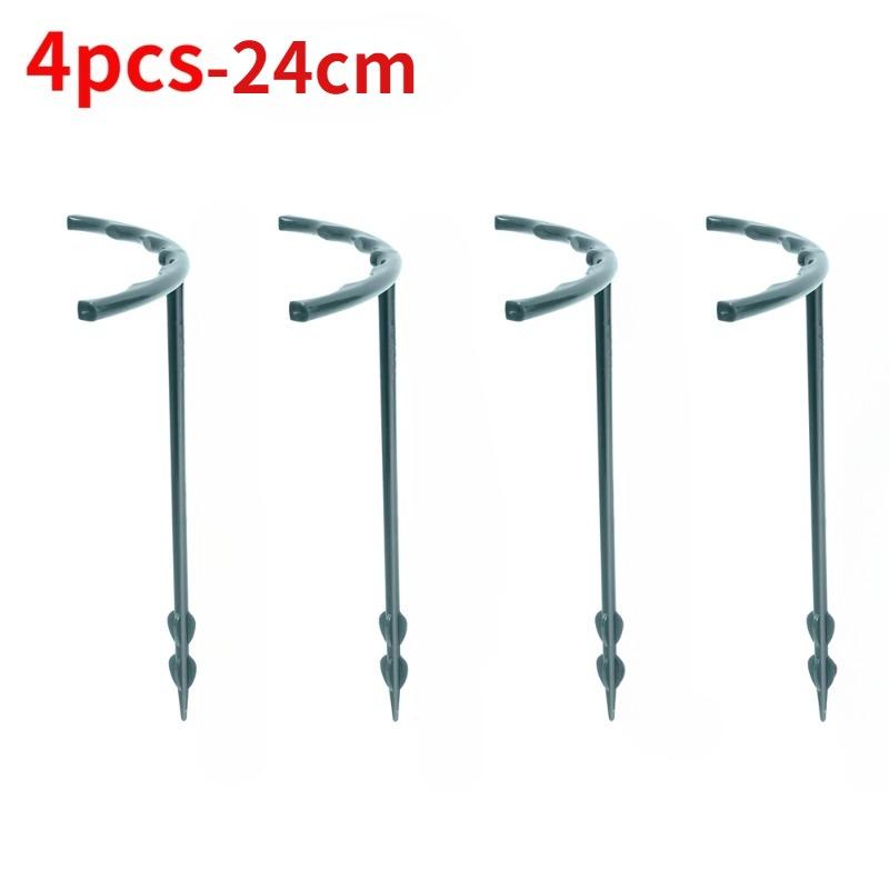 4/8/12 шт. опорная клетка для садовых растений, пластиковая подставка для цветов, держатель для полукруга, теплица, сад, фиксирующий стержень, садовый инструмент для бонсай