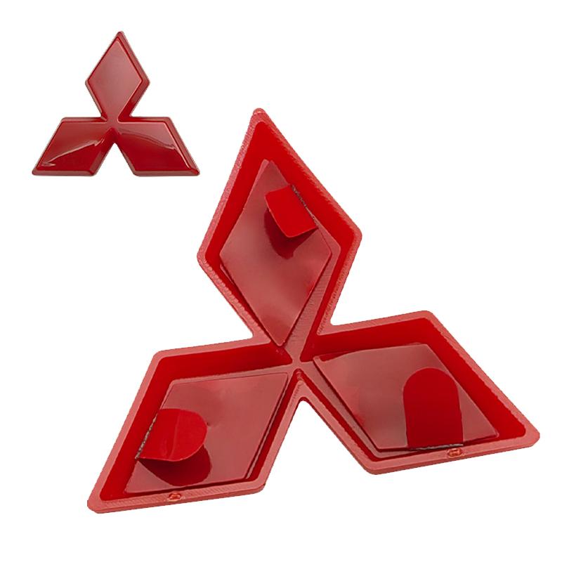 ABS Car Steering Wheel Buckle Replaced Emblem Overlay Sticker for Mitsubishi Lancer Outlander Pajero ASX Eclipse Cross Ralliart