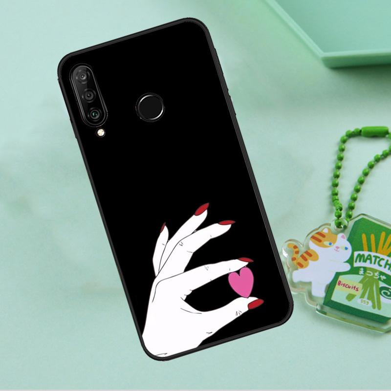 Девичьи Коды Рук Забавные Сигналы для Huawei Nova 10 9 SE 5T 12s 12i 11i Y91 Y90 Y60 Y70 Y72 Y61 P20 P40 P30 Lite P60 Pro Чехол