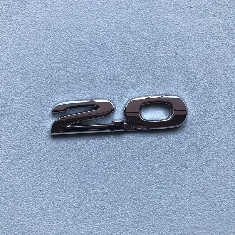 3D Metal 2.0 2.5 AWD Logo Letters Car Trunk Emblem Badge Decal 2.5 AWD Sticker Accessories