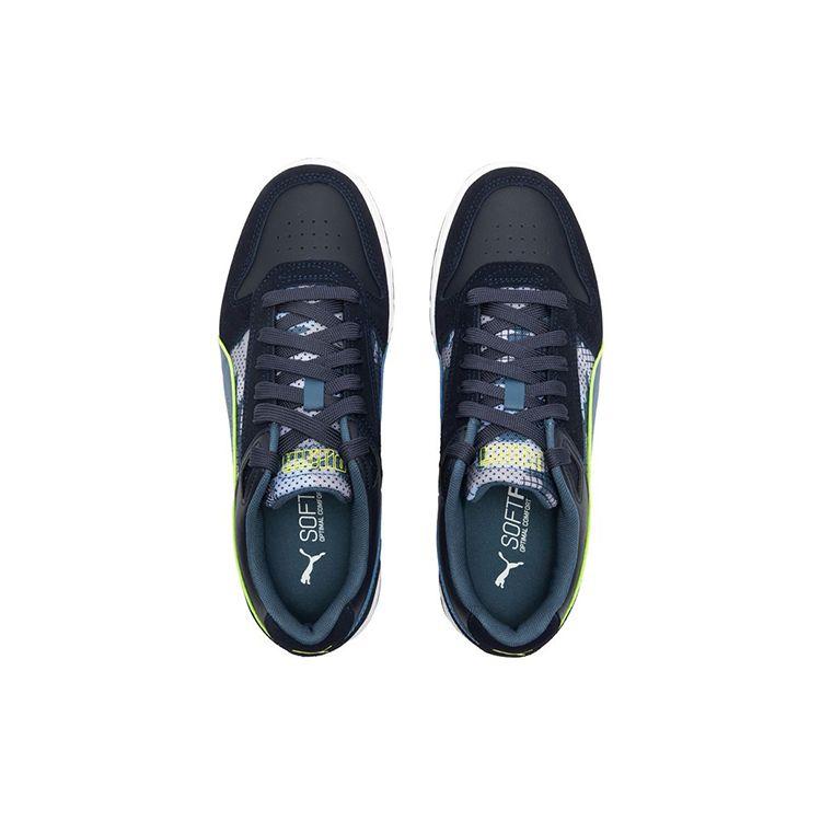 Puma Rbd Game Кожаные Повседневные Кроссовки Унисекс Синие Белые 386374-02