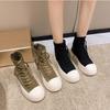 Fashion Women's Breathable High Top Shoes with Platform High Rise Knitted Elastic Socks Boots for Women Fashion Breathable Casual Shoes