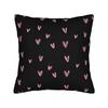 Black&Pink Colors Art Pillow Case Kawaii Pillow Cover Custom Pillowcases For Sofa Home Decor