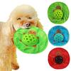 Скрипучий летающий диск для питомца, диспенсер лакомств для собаки, игрушка для прорезывания зубов щенка, шуршащая игрушка, интерактивная игрушка для апортировки для дрессировки собаки, развлечения