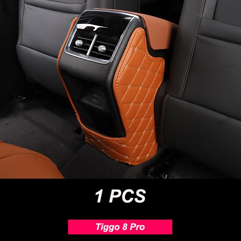 Для Chery Tiggo 8 Pro 2022 кожаный противоударный чехол для защиты спинки сиденья автомобиля от детей, сумка для хранения грязи