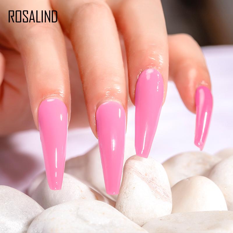 ROSALIND 15 мл Разноцветный Гель-лак Гибридный Лак Полуперманентный УФ Нейл-арт Линия Лак для ногтей Эмаль Топ База Матовое покрытие