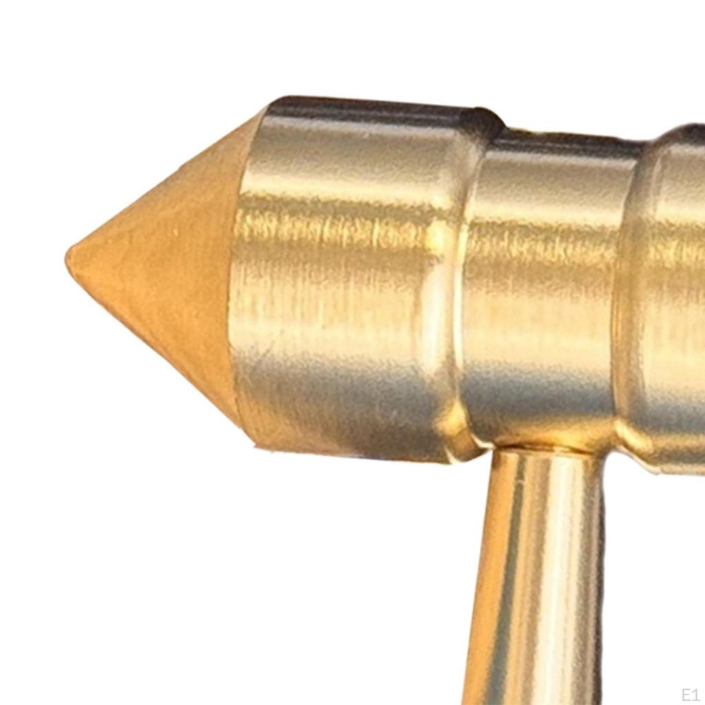 Мини-латунный молоток для ударов, портативный, многофункциональный, ювелирный молоток