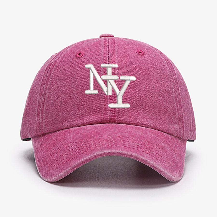 Вышитые буквы NY Бейсболки New York Vintage Мужские Женские Выстиранные Защитная шляпа от солнца Спортивная Рыбалка Кепка с козырьком Папина шляпа