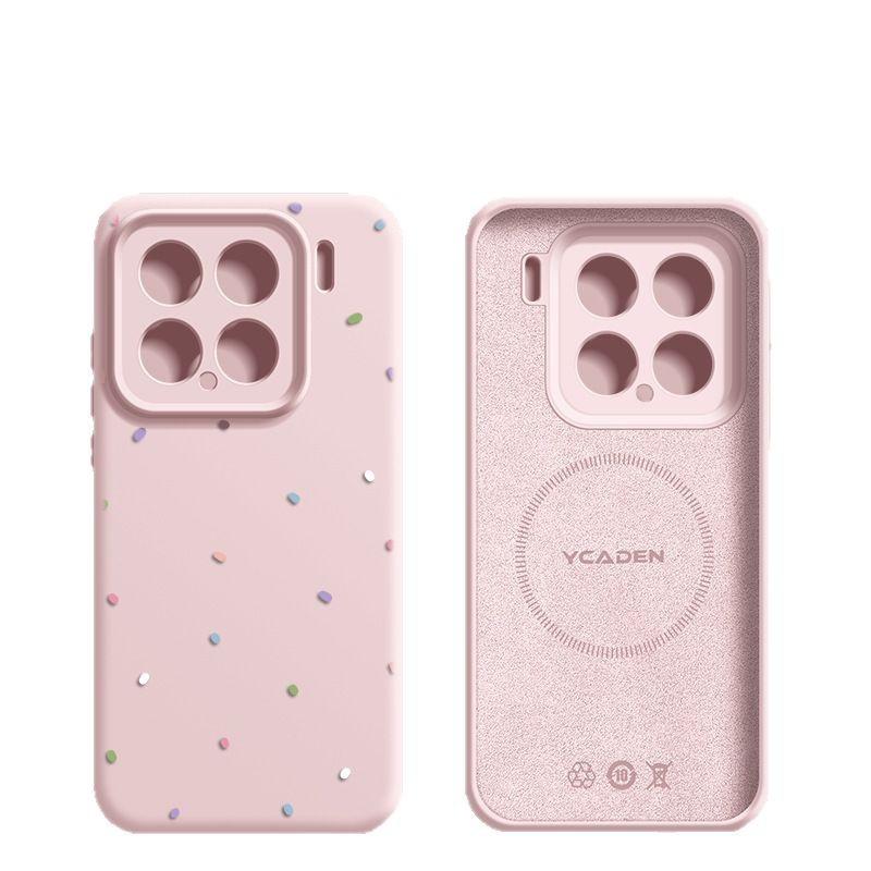 Подходит для чехла на мобильный телефон Apple 15Pro 14 жидкий силикон 16plus линза всесторонний 13promax мультяшный противоударный