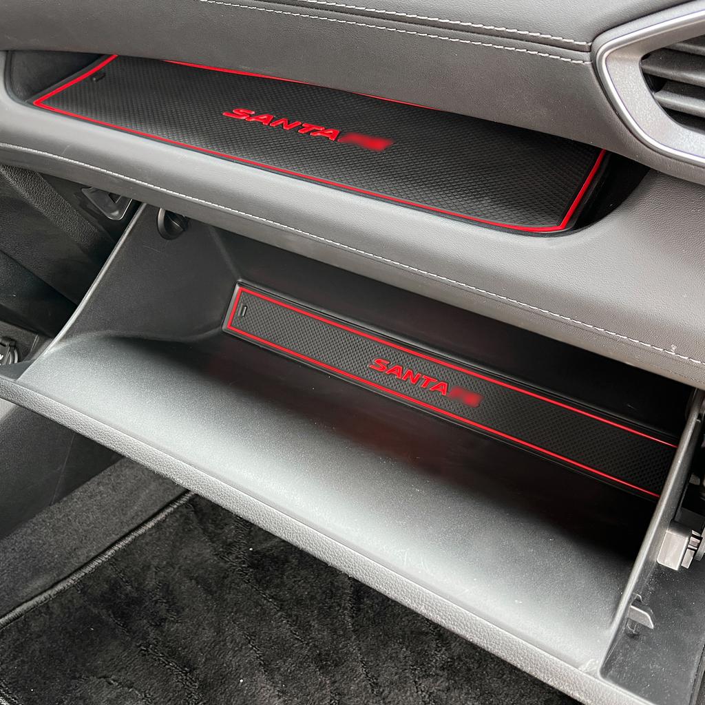 Противоскользящий коврик для паза двери автомобиля Hyundai SantaFe 2025, накладка на дверной паз, аксессуары для интерьера, подстаканник