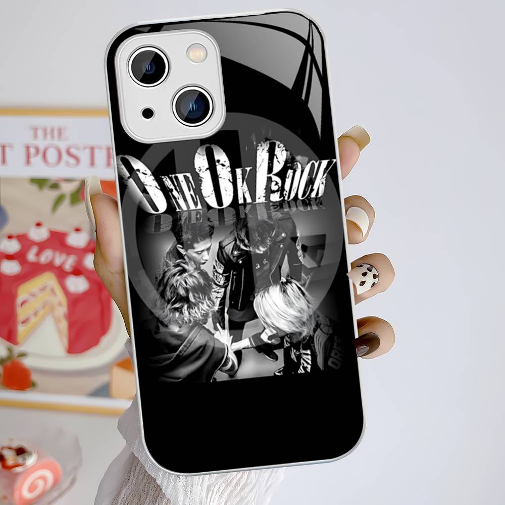 Japanese Rock O-ONE OK ROCK Band Tempered Glass For Iphone 14 13 12 11 Pro Mini XS MAX 14Plus X XS XR Cover