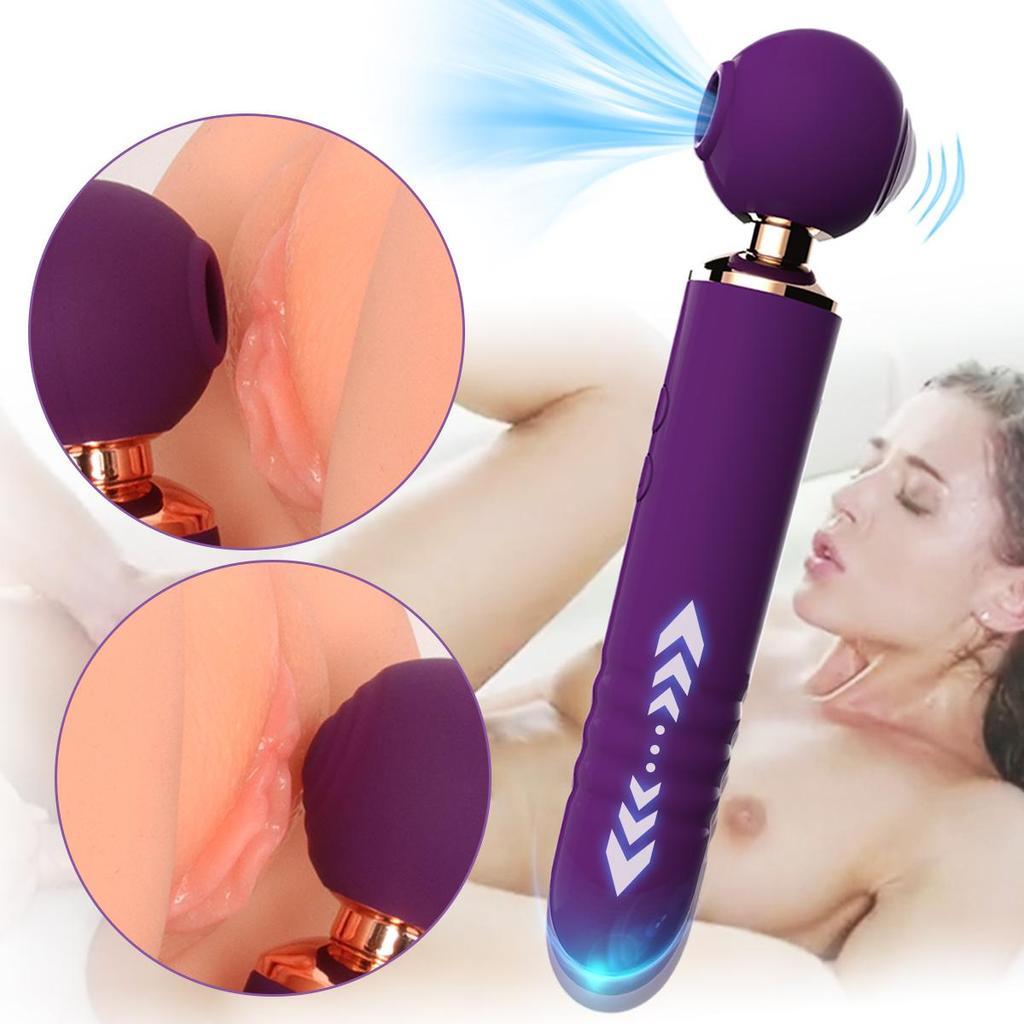 3 в 1 телескопический фаллоимитатор для сосания клитора, женский вагинальный клитор, стимулятор точки G, вибрирующий секс-игрушки для женщин, пара