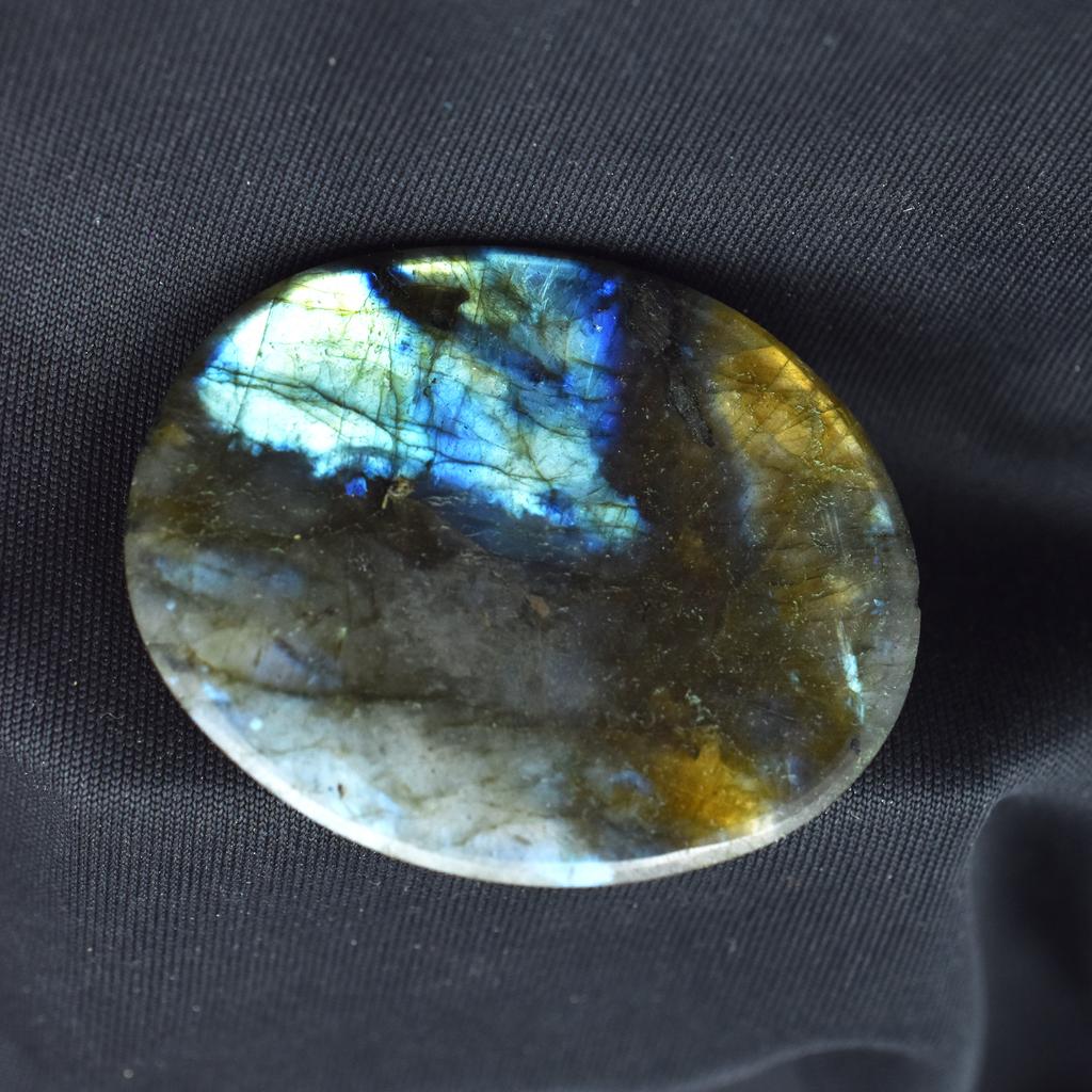 Oval Shape Labradorite 185.20 Carat Natural Loose Gemstone