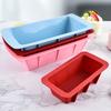2Pcs Non-stick Surface Mini Loaf Pan Food Grade Silicone Bread Loaf Pan Stackable Baking Bread Toast Mold