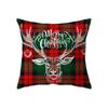 Рождественская тема Рождественские украшения с принтом наволочка для дома, гостиной, украшения дивана, подушка, наволочка