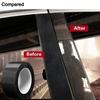Anti Scratch Carbon Fiber Sticker 3D Car Protective Film New Car Bumper Sticker