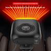 Электрический обогреватель/вентилятор для охлаждения автомобиля 2-в-1 12 В/24 В Обогреватель Вентилятор Обдуватель лобового стекла Размораживатель Портативный Вращающийся на 360° Автомобильные аксессуары