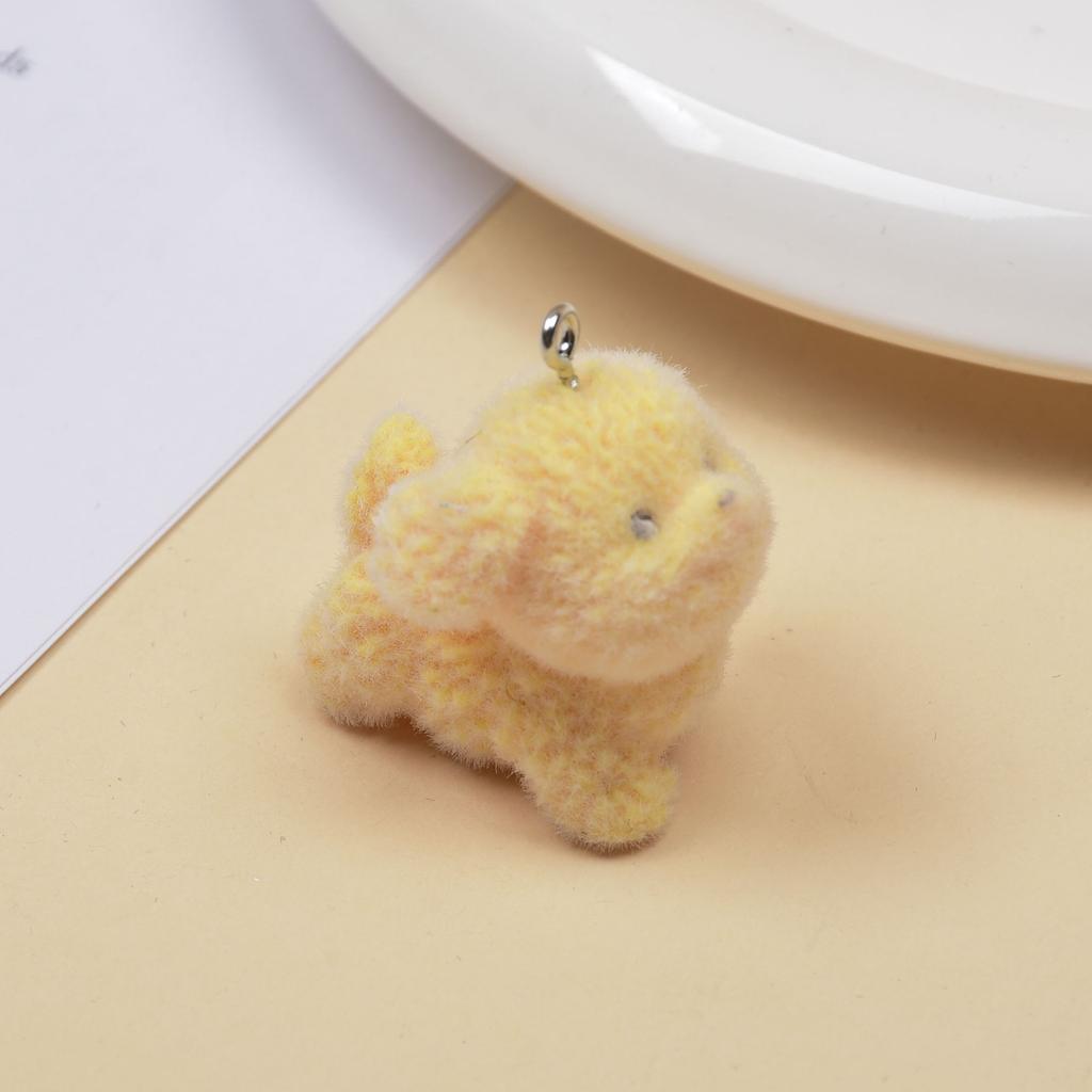 Смола Флокирование Симпатичный Трехмерный Кот Брелок Подвеска Автомобильный Брелок Подвеска Сумка Подвеска