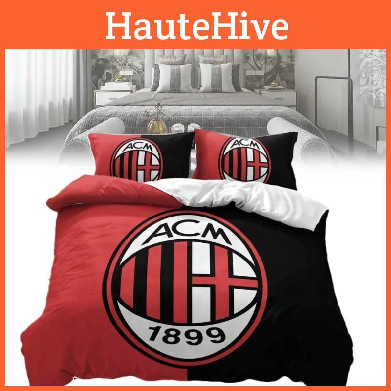 Комплект постельного белья из трех предметов серии Team с нанесенным логотипом, подходит для ежедневного использования в спальне