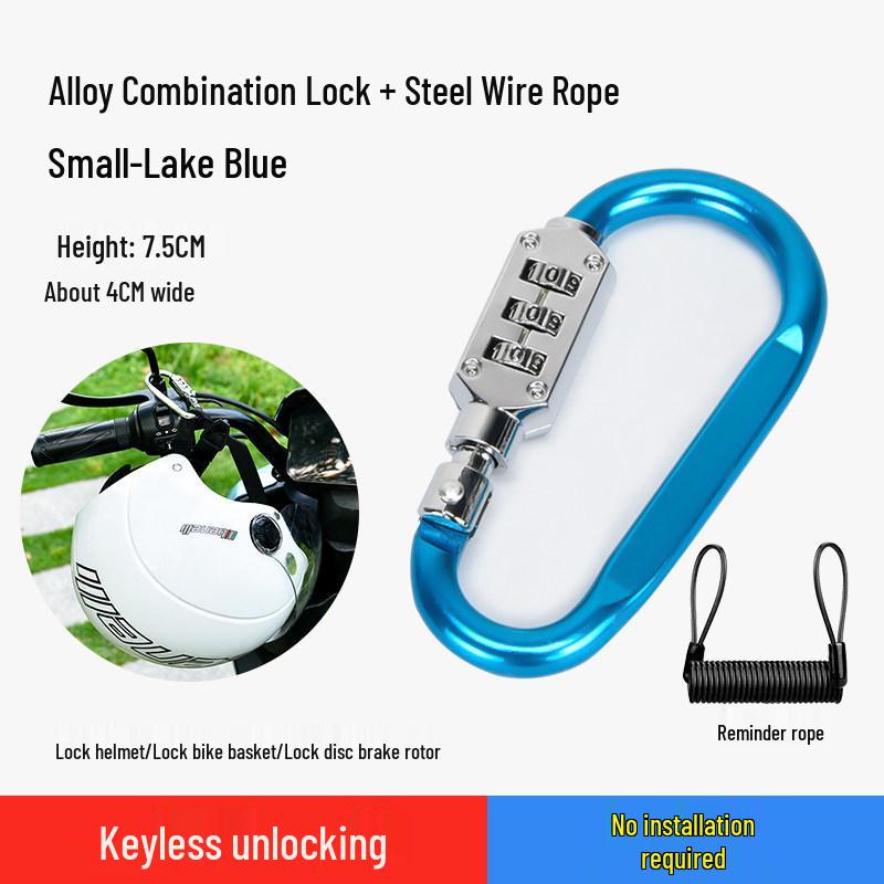 Universal Anti-Theft Helmet Lock for Bikes and Scooters