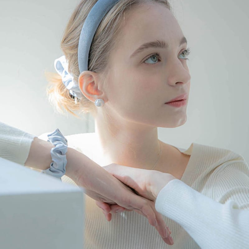 Жан Поль Кларисс Пастельный Вельветовый Ободок для Волос JP-22-001HB