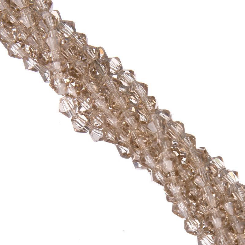 Простые модные 110 шт. свободные бусины для изготовления ювелирных изделий, биконусный браслет, ожерелье, хрустальная бусина 4 мм, сделай сам, для стороны AB, изысканные ювелирные изделия ручной работы