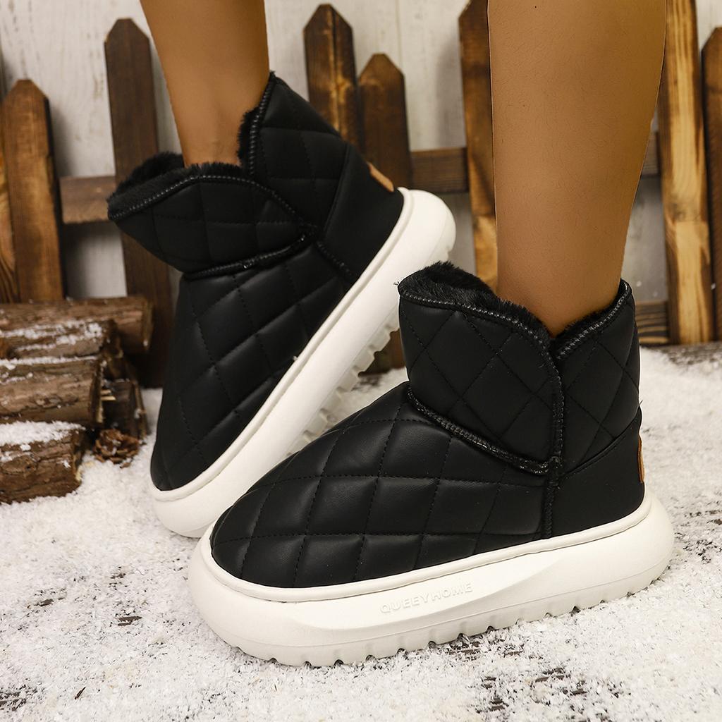 Женские ботинки 2024 года, новые зимние теплые плюшевые зимние ботинки, женская повседневная модная удобная обувь на платформе для женщин Botas De Mujer