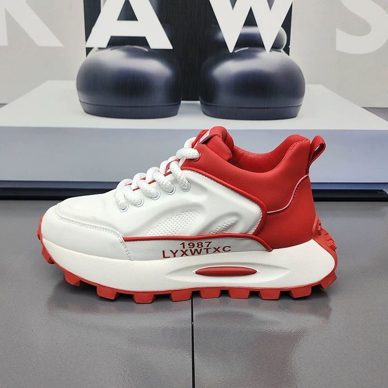 Кроссовки мужские дизайнерские повседневные кроссовки из микрофибры, кожа/пух, дышащие, на плоской платформе, с увеличенной высотой