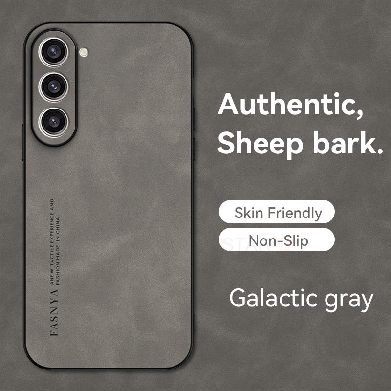 S 22 23 21 20 Роскошный кожаный чехол из овчины для Samsung Galaxy S22 S23 Ultra Plus S21 S20 Fe 5g Ретро задняя крышка S23ultra S20fe