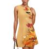 Women's Fashionable Casual Printed Sleeveless Round Neck Dress Sleeveless Round Neck Dress