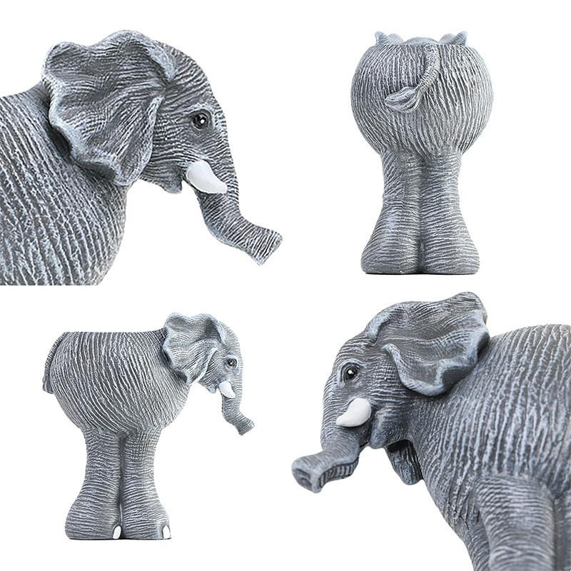 Horticultural Vase Cartoon Doll Creative Doll Resin Ornament Outdoor Flowerpot