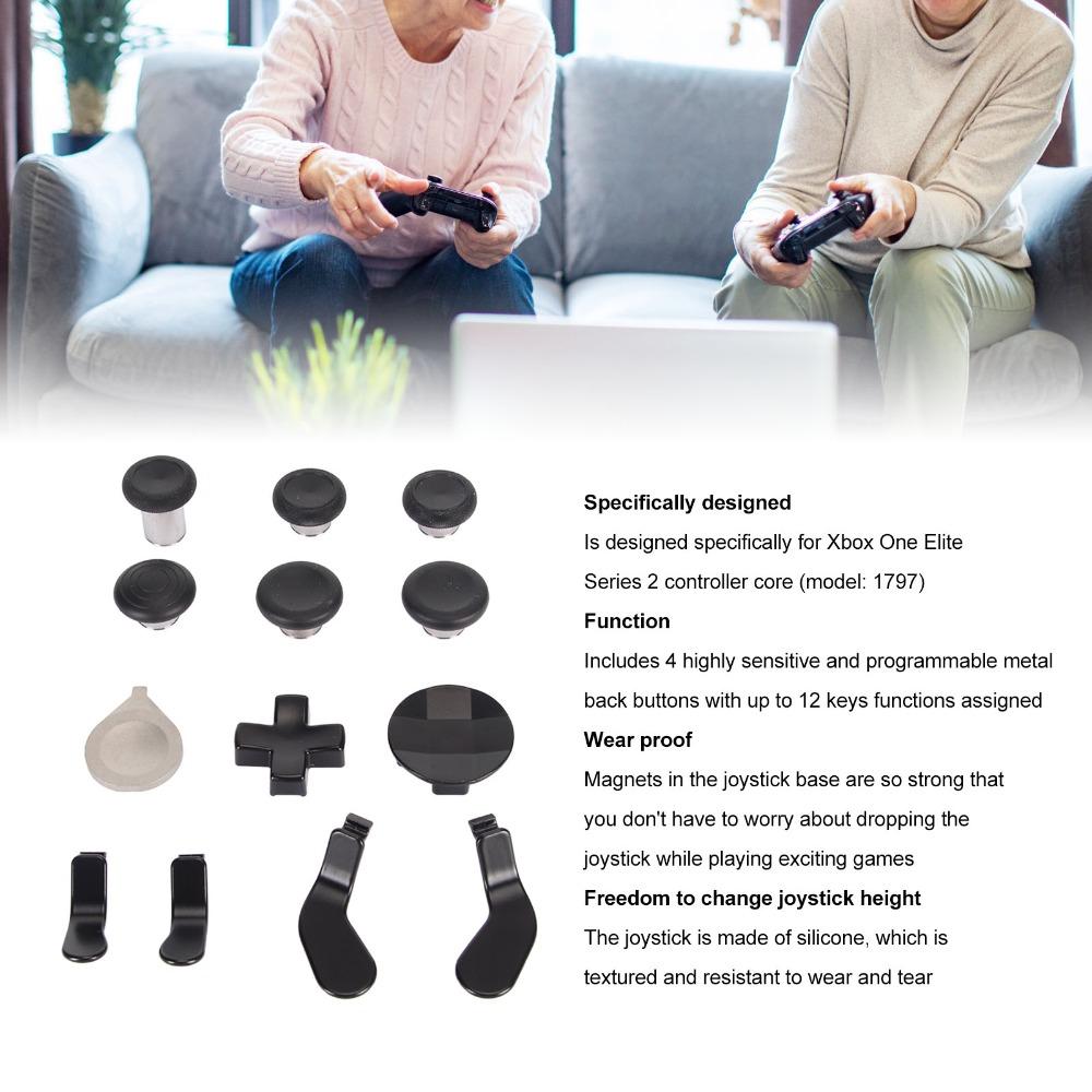 Нескользящий и износостойкий комплект сменных стиков для геймпада Xbox One Elite Series 2