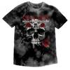 Guns N Roses Unisex Adult Flower Skull T-Shirt