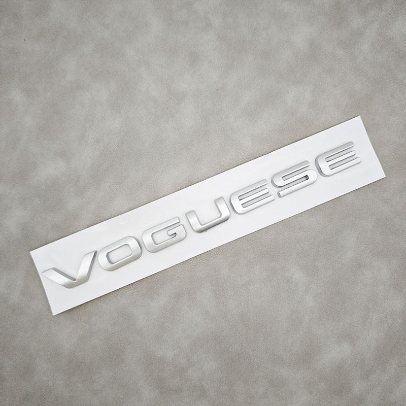 1Pc 3D ABS Letters Logo VOGUESE Car Rear Trunk Stickers Badge for  Range Rover Executive Extended Edition Accessories