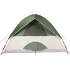 Dome Camping Tent for 3 Persons Green Waterproof