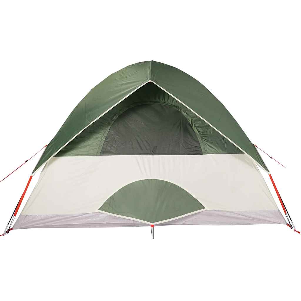 Dome Camping Tent for 3 Persons Green Waterproof
