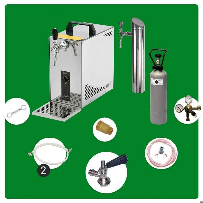 Lindr PYGMY 25 Sous-Comptoir Tireuse à Bière 35 L/h Mono-Ligne Green Line