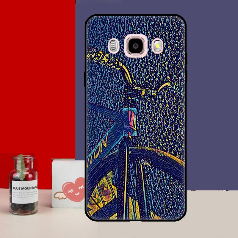 Велосипедный художественный чехол для Samsung Galaxy J6 J4 Plus 2018 J8 A6 A7 A8 A9 J1 J3 J5 J7 2016 A3 A5 2017 Coque