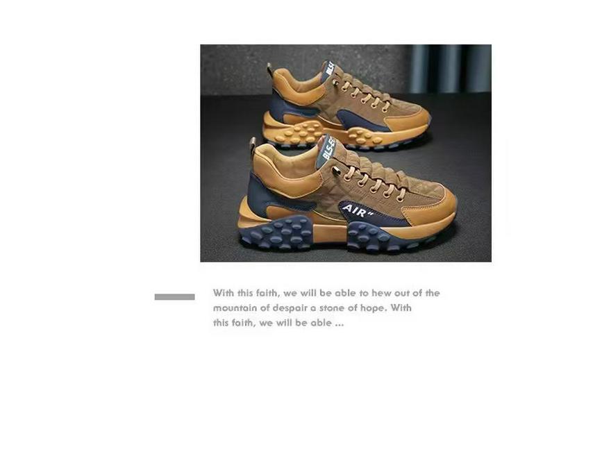 Мужские кроссовки 2025 года в корейском стиле с низким верхом - Трендовые, Нескользящие, На толстой подошве, Универсальные повседневные кроссовки для папы.